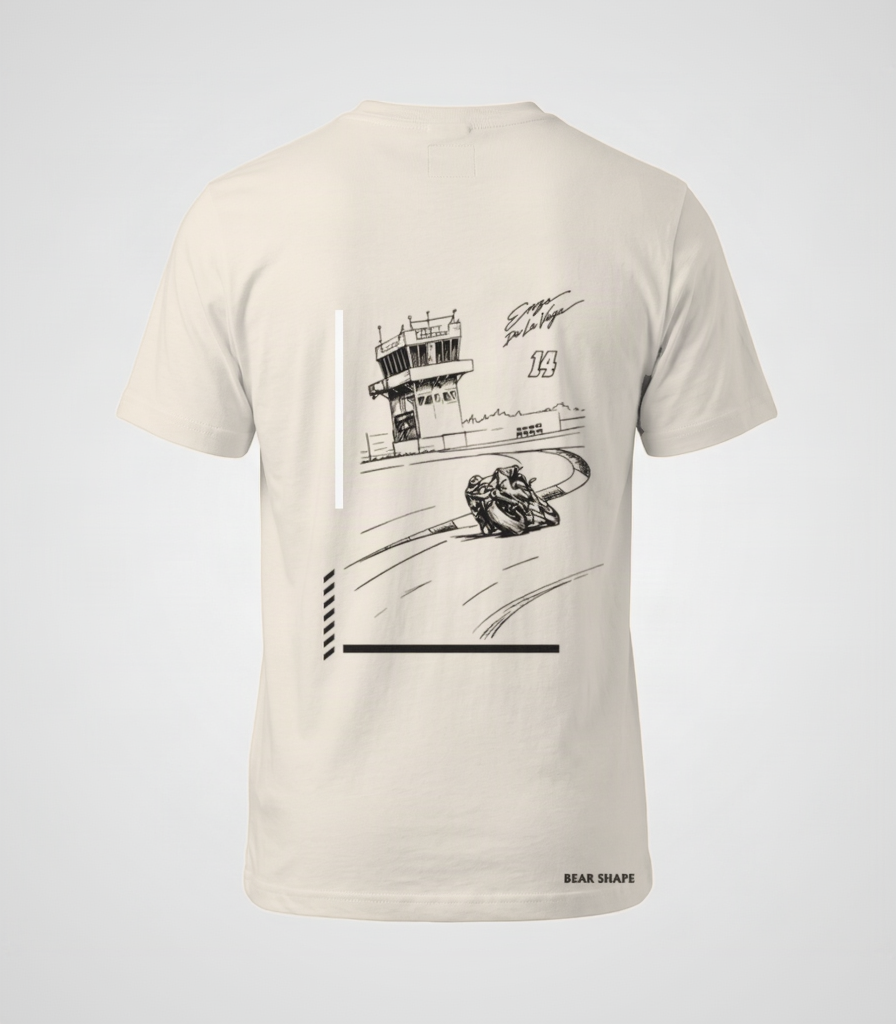 T-shirt Enzo de la Vega collaboration Bearshape dos