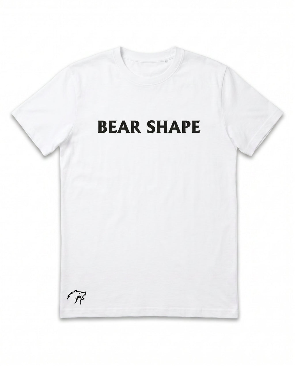 Tshirt homme bearshape sport blanc transparent
