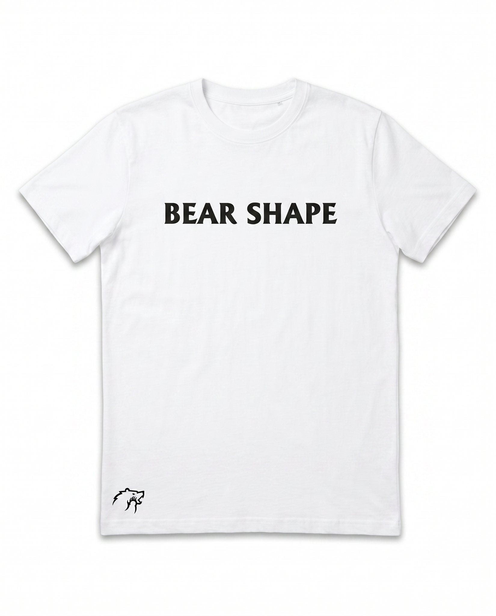Tshirt homme bearshape sport blanc transparent