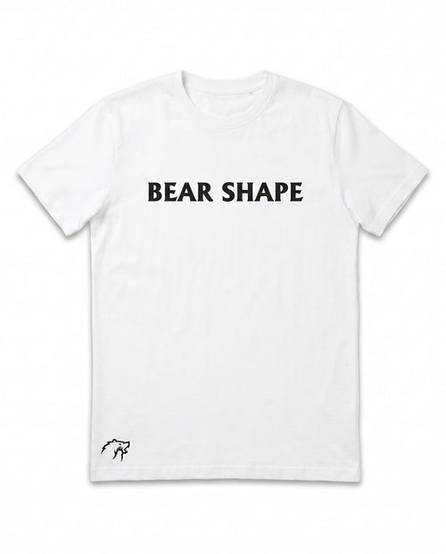Tshirt homme bearshape sport blanc transparent